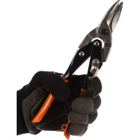 Ножницы по металлу SPARTA 250 мм, пряморежущие, обливные ручки 783155