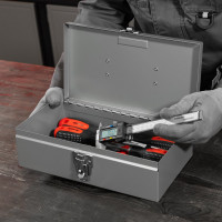 Ящик для инструмента металлический (284х160х78 мм) MATRIX 906055