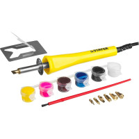 Прибор для выжигания с набором насадок 7 шт. и красками STAYER 45220