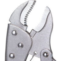 Зажим с фиксатором Дело Техники 220 мм с полукруглым захватом 430250