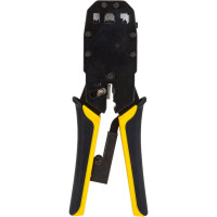 Универсальный кримпер для телефонных и компьютерных разъемов SHTOK КР-468У 27102