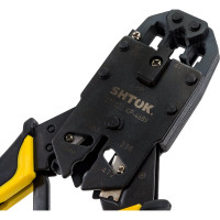 Универсальный кримпер для телефонных и компьютерных разъемов SHTOK КР-468У 27102