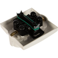 Двойная розетка с заземлением, белая Simon 1590459-030