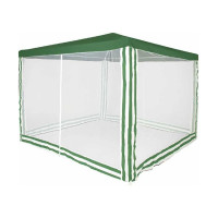 Шатер Green glade 3x3x2,5м, дождь-солнце, моск.сетка, зеленый 1036