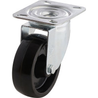 Колесо с вращающейся опорой и пластиной крепления (80 мм; 150 кг) Tellure rota 677201