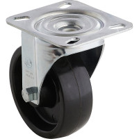 Колесо с вращающейся опорой и пластиной крепления (80 мм; 150 кг) Tellure rota 677201