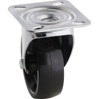 Колесо с вращающейся опорой и пластиной крепления (80 мм; 150 кг) Tellure rota 677201