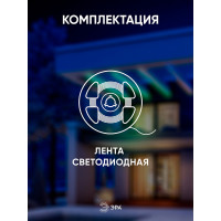 Светодиодная лента LS5050-30LED-IP65-RGB ЭРА 613856 C0043044