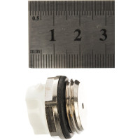 Клапан Маевского никелированный с прокладкой (1/2") для радиаторов Rifar 82705AD06