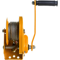Ручная барабанная лебедка TOR ЛБ-1200 (BHW) г/п 0,5 т, длина троса 10 м 113054