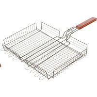 Двойная объемная решетка-гриль с антипригарным покрытием Green glade 7001