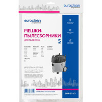 Мешок-пылесборник синтетический 5 шт. для пылесосов (до 36 л) EURO Clean EUR-301