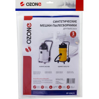 Мешок-пылесборник clean pro синтетический 3 шт. (до 45 л) OZONE CP-234/3