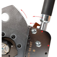 Секторные ножницы КВТ НСТ-55 с телескопическими рукоятками 53054