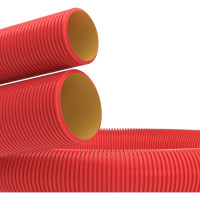 Труба ПНД DKC, с протяжкой двустенная 50мм 100м 121950