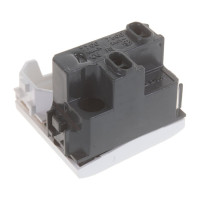 Выключатель, белый, 2 модуля DKC BRAVA 76002B