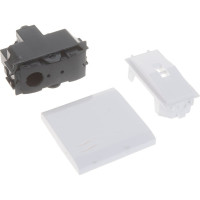 Выключатель, белый, 2 модуля DKC BRAVA 76002B