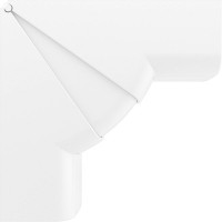 Внутренний изменяемый угол для кабель-канала DKC 90х50 с разделителем 09551