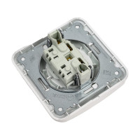 Розетка без заземления, белая Makel Mimoza 12022