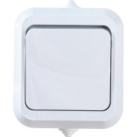 Одноклавишный выключатель, белый Makel 18300