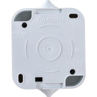 Одноклавишный выключатель, белый Makel 18300