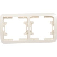 Двойная рамка, кремовая Makel Mimoza 32012