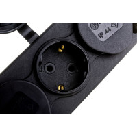 Колодка на 3 розетки TP Electric 16A 2P+E IP44 каучук. 3101-308-0300