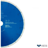 Диск алмазный Professional по керамограниту (250х25.4/22.2) для плиткорезов KEOS DBP01.250