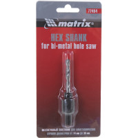 Хвостовик 6-гранный для коронок BIMETAL до 30 мм MATRIX 72494