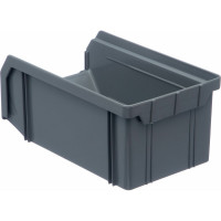 Пластиковый ящик Стелла-техник 172х102х75мм, 1 литр, V-1-серый