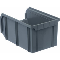 Пластиковый ящик Стелла-техник 234х149х120мм, 3,8 литра, V-2-серый