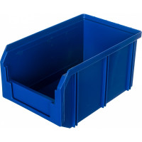 Пластиковый ящик Стелла-техник 234х149х120мм, 3,8 литра, V-2-синий