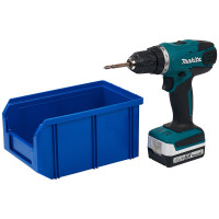 Пластиковый ящик Стелла-техник 234х149х120мм, 3,8 литра, V-2-синий