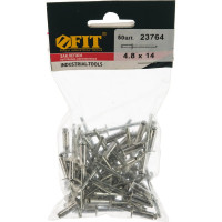 Заклепка вытяжная алюминиевая (50 шт; 4.8х14 мм) FIT IT 23764