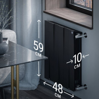 Радиатор Royal Thermo PianoForte 500/Noir Sable 6 секц. НС-1176332