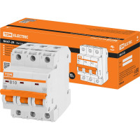 Автоматический выключатель ВА47-29 (3Р; 10 А; 4.5 кА; В) TDM ELECTRIC SQ0206-0040