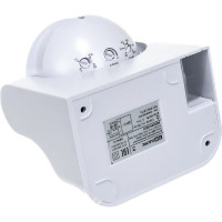 Микроволновый датчик движения TDM ELECTRIC ДДМ-02С 5,8ГГц 1200Вт, 10-720с, 5-15м, 3+лк, 180гр, IP44 SQ0324-0021