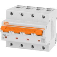Автоматический выключатель TDM ELECTRIC ВА47-125 4Р 125А SQ0208-0048