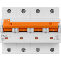 Автоматический выключатель TDM ELECTRIC ВА47-125 4Р 125А SQ0208-0048