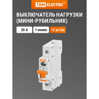 Выключатель нагрузки мини-рубильник TDM ELECTRIC ВН-32 1P 20A SQ0211-0002