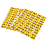 Символ 380В TDM ELECTRIC 20х40мм SQ0817-0011