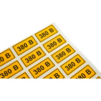 Символ 380В TDM ELECTRIC 20х40мм SQ0817-0011