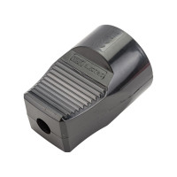 Розетка штепсельная, кабельная без заземления 10А, чёрная TDM ELECTRIC SQ1806-0030