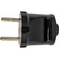 Вилка черная TDM ELECTRIC SQ1806-0002