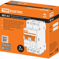 Модульный трехпозиционный переключатель TDM ELECTRIC МП-63 2P 16А SQ0224-0012
