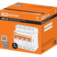 Модульный трехпозиционный переключатель TDM ELECTRIC МП-63 4P 63А SQ0224-0036