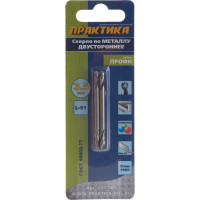 Сверло по металлу двустороннее (2 шт; 3.5 мм) ПРАКТИКА 037-787