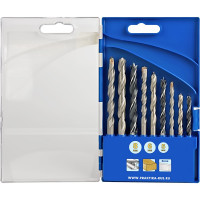 Набор сверл комбинированный Профи по металлу/бетону/дереву (9 шт) ПРАКТИКА 640-384