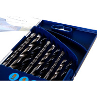 Набор сверл комбинированный Профи по металлу/бетону/дереву (9 шт) ПРАКТИКА 640-384