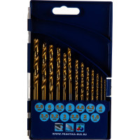 Набор сверл по металлу Профи (13 шт; 1.5-6.5 + 3.2, 4.2 мм) ПРАКТИКА 640-285